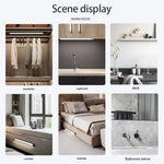 lampe led veilleuse adhésive rechargeable blanc moderne rectangle tactile usburgence