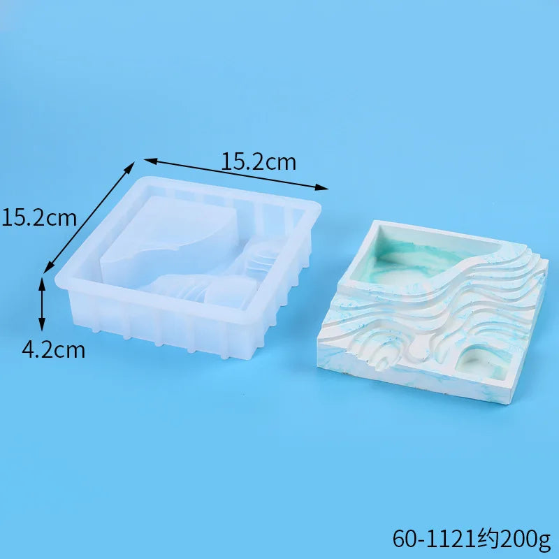 moules savon marbré géométrique moderne rose bleu blanc opaques variées formes