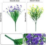 Fleurs artificielles lavande résistantes aux UV