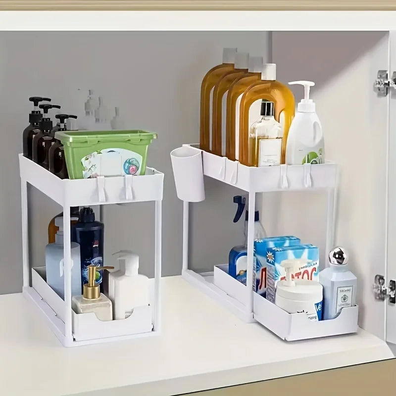 rangements étagères cuisine blanc noir modernes crochets salle bain multifonctionnels