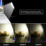 lampe usb led flexible moderne blanc rose turquoise lecture travail