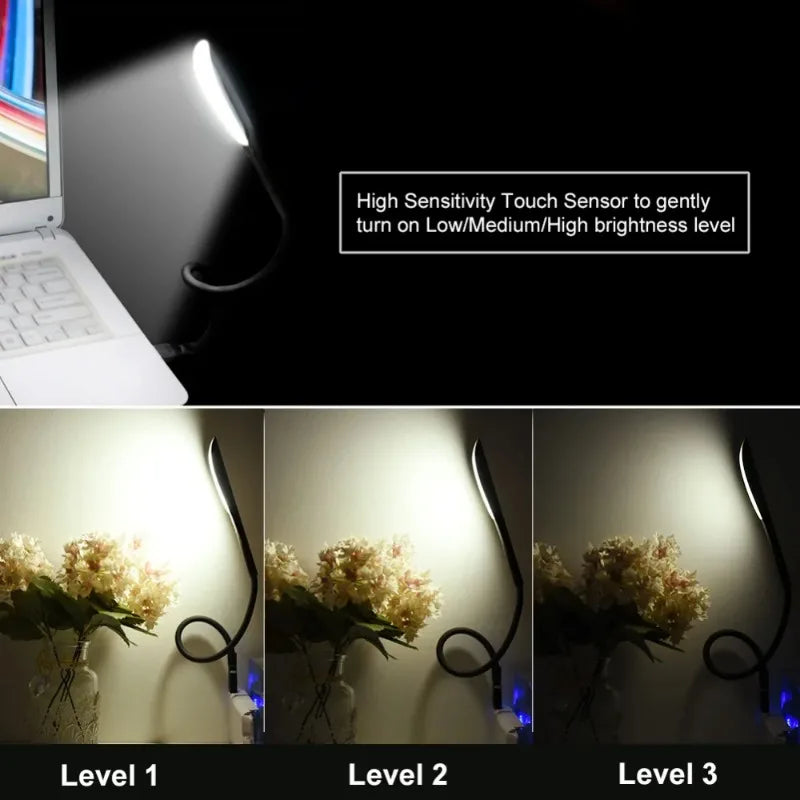 lampe usb led flexible moderne blanc rose turquoise lecture travail