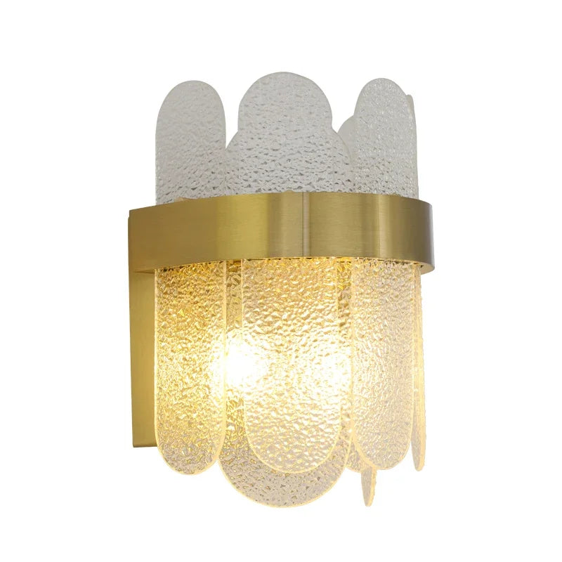 suspension lumineuse moderne or blanc rondes transparentes 90 260V 249 2000lm