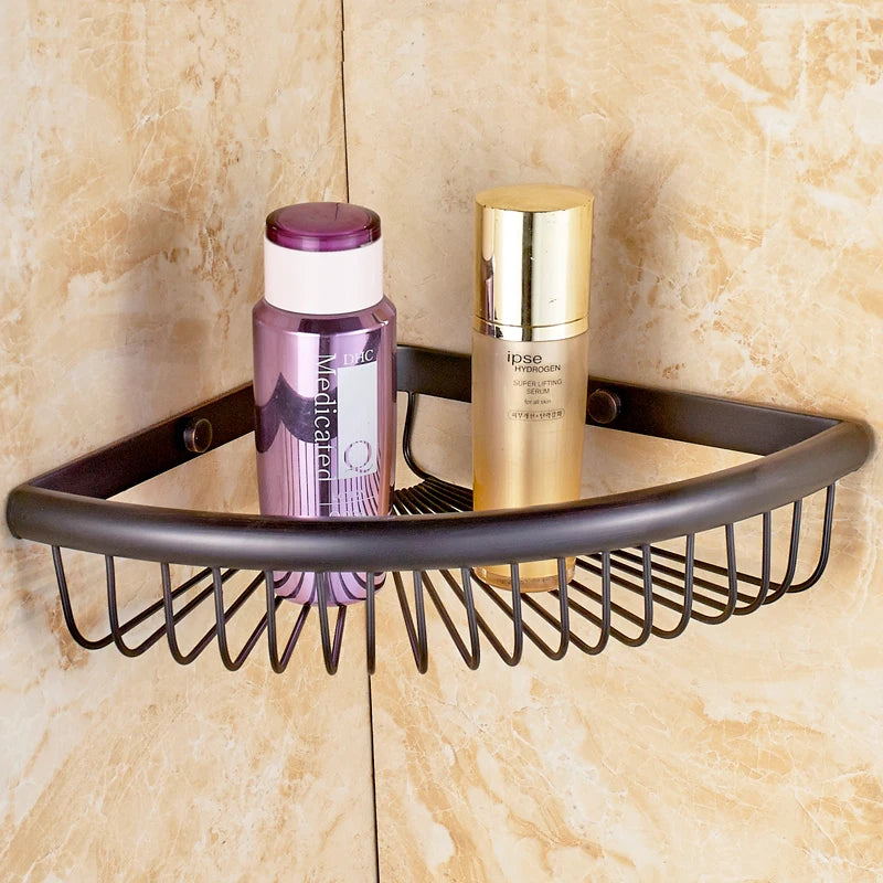 accessoires salle bain cuivre laiton noir classique brosse toilette porte serviettes papier hygiénique móc