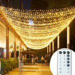 guirlande lumineuse led blanc chaud filament moderne télécommande prise murale extérieur noël jardin