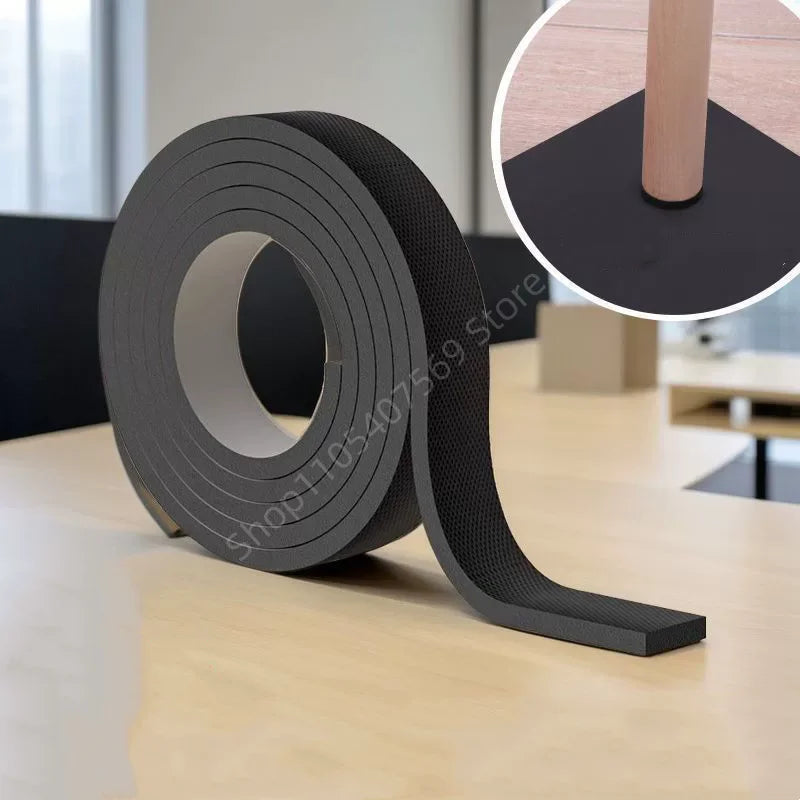 protections antidérapantes adhésives pieds tables chaises noir texturées alvéolées rouleaux découpées modernes minimalistes