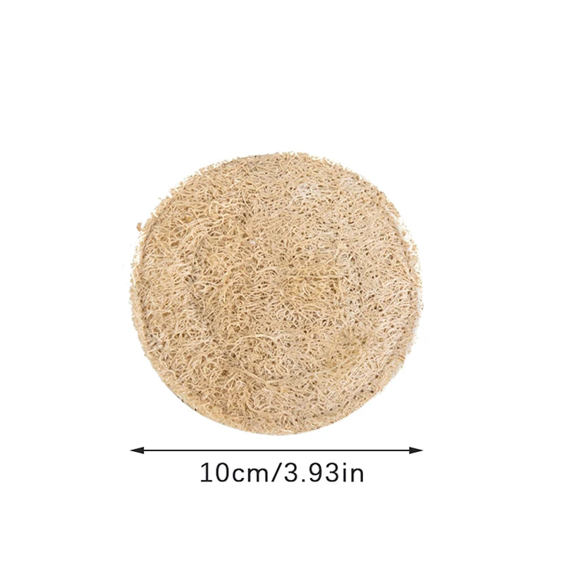 serviettes table naturelles fibre bambou texture rugueuse couleur beige clair rustique dimensions 8cm 10cm
