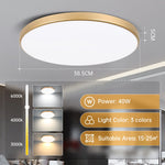 lampe led moderne noir or 220v 30w 40w 50w(toucher) 180265v