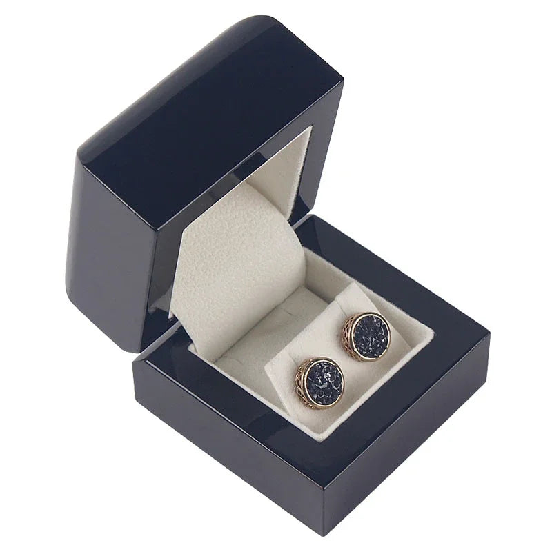 boîte rangement bijoux velours bois classique or noir blanc doré strass chaîne