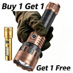 torche led rechargeable zoom lcd modes étanche puissance lumineuse alloy outdoor nuit