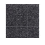 panneau rangement tissu uni orange gris bleu moderne clips autocollants 30cm 30cm