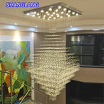 lustre moderne cristaux transparents salon salle bain led pendentif alliage certifications ccc rohs ul