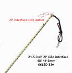 ruban led vert clair 19 20 21.5 pouces ligne continue moderne connecteur yeux
