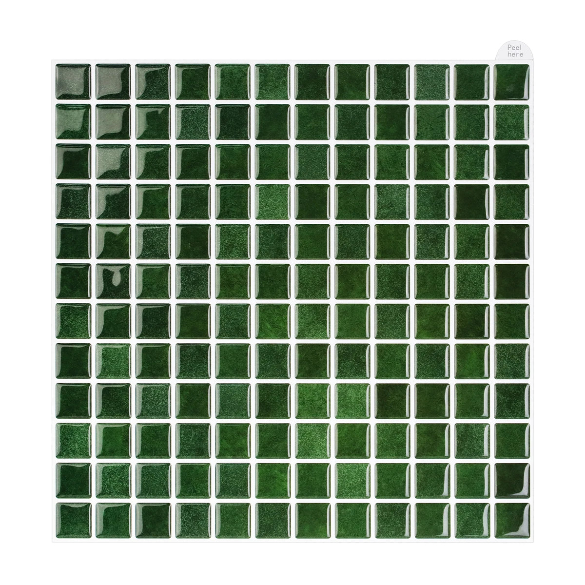 carreaux mur autoadhésifs modernes carrés uniformes beige clair 10x10 imperméables pièces