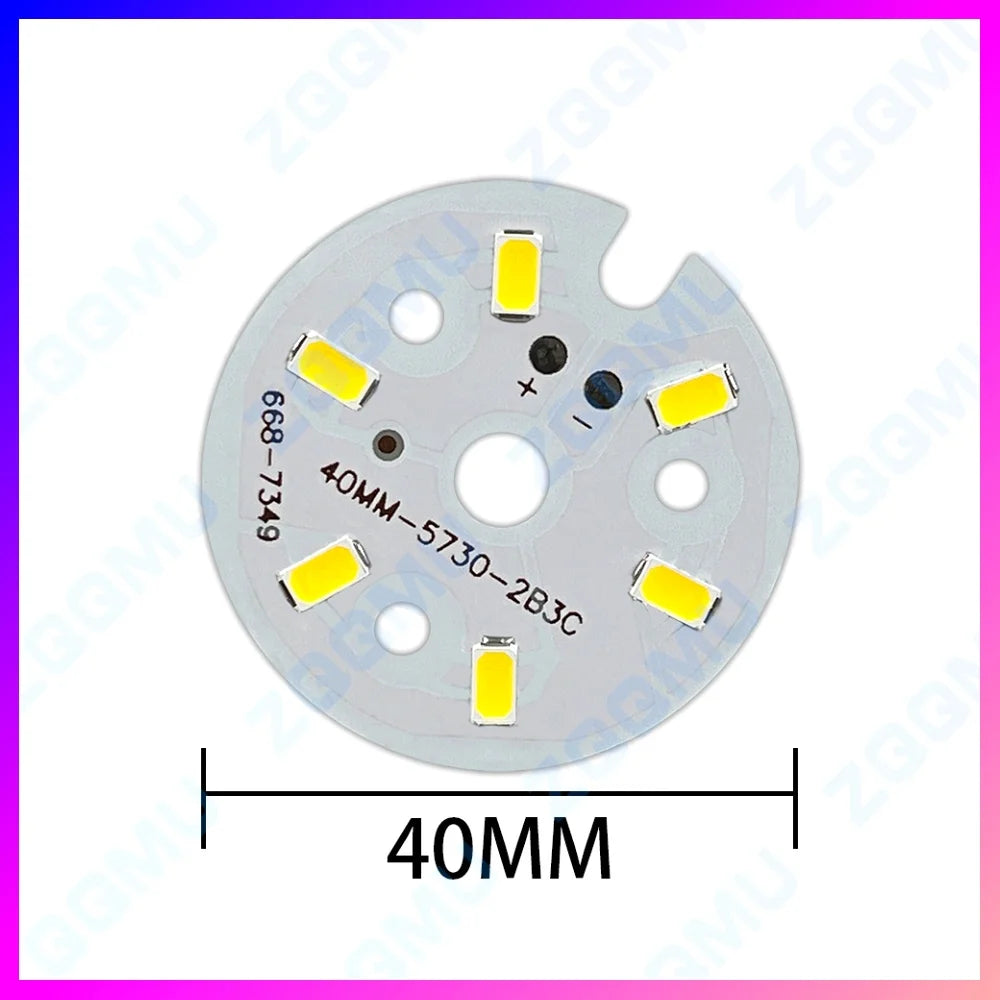 ampoule assemblez soi même led driver plaque 3w blanc neutre 32mm 40mm ac85265v