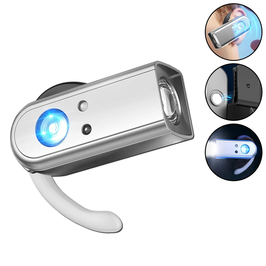 lampe frontale led rechargeable clip portable étanche modes 10w léger moderne