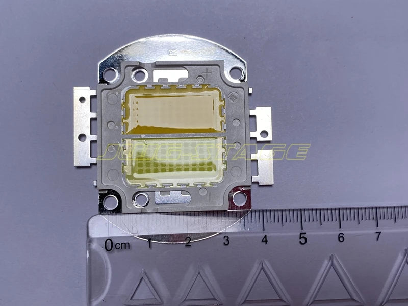 module led 100w 200w blanc jaune noir grille perforations éclairage scène dj moderne technologique
