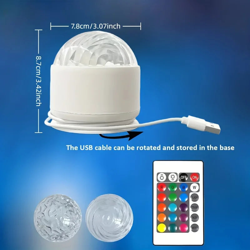 projecteurs lumiere decorative aurore boreale telecommande couleurs changeantes chambre cinema dome recharge usb