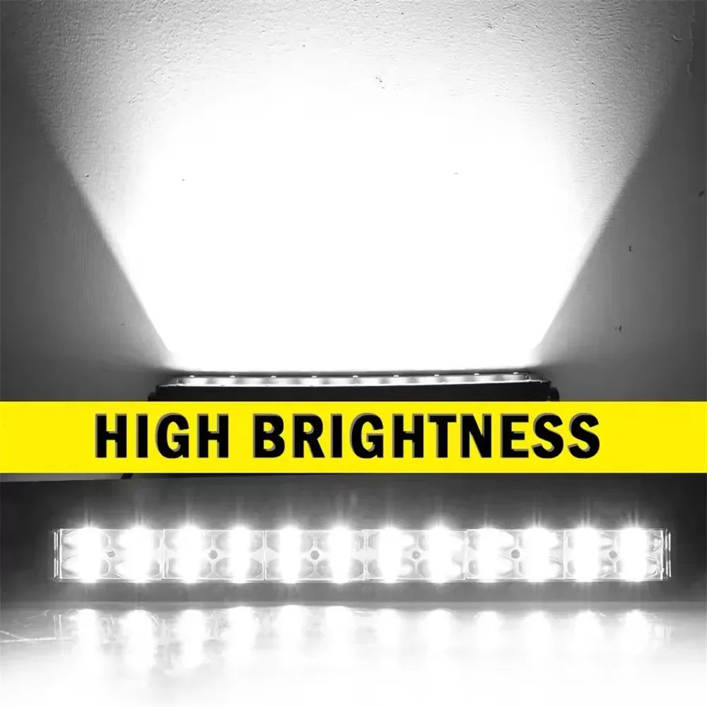 barre lumineuse led 14 pouces 72w spot flood combo travaux route moderne