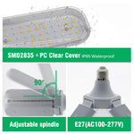 lampe led croissance plantes intérieur spectre complet trépied ajustable clip fixation