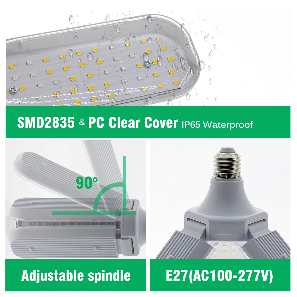 lampe led croissance plantes intérieur spectre complet trépied ajustable clip fixation