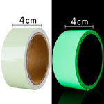 ruban luminescent vert adhésif moderne sécurité décoration nuit autoadhésif 10mm 15mm 20mm 30mm 40mm