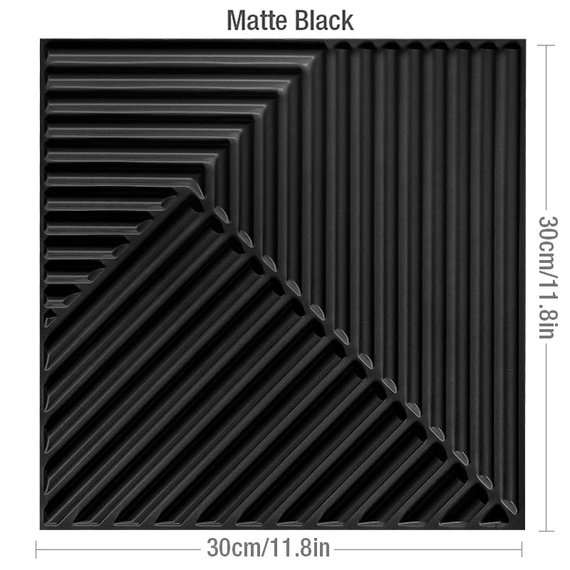 panneaux decoratifs modernes 3d or geometriques 9mm brillants stickers murailles chambre mariage