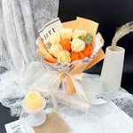 bouquet roses artificielles classique décoration mariage anniversaire intérieur festive pendaison crémaillère