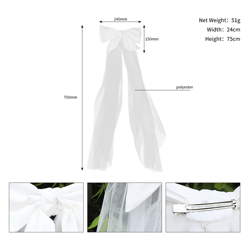 voile mariée femme blanc tulle fin classique clips métalliques longueur épaules adulte cascade