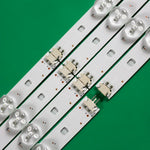 bande lumineuse led blanc imprimée right points noirs moderne clips fixations commandes
