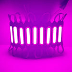 Modules LED multicolores 12V blanc bleu rose orange vert jaune violet moderne 50x70mm