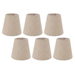 abat jour classique toile lin beige clair opaque éclairage intérieur accessoire décoration