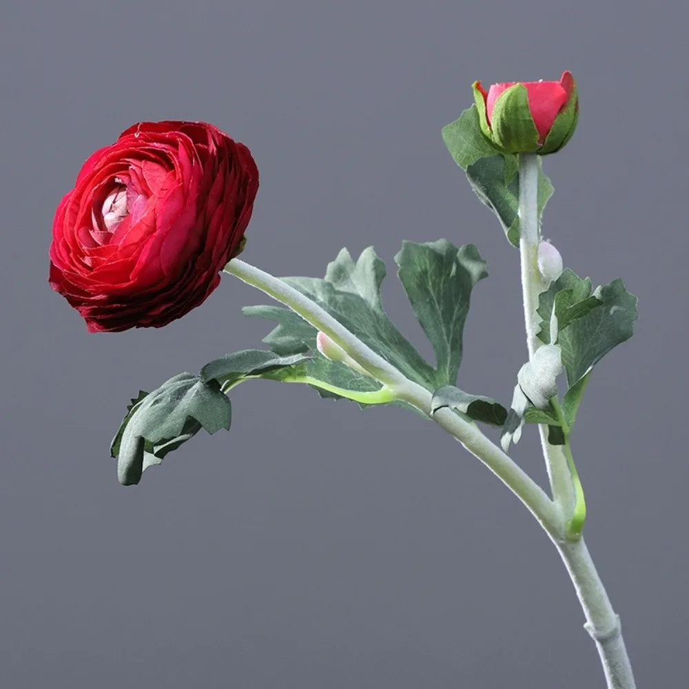 bouquet artificiel fleurs boutons blanc jaune orange rose rouge intérieur décoration maison