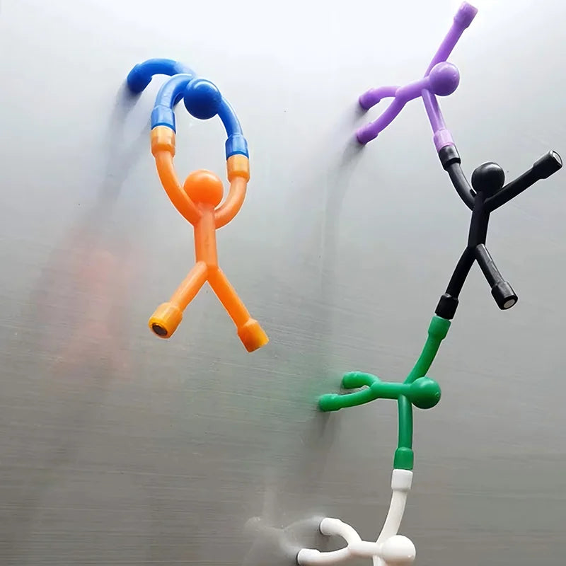 aimants colorés réfrigérateur 10 pièces aimants mini hommes modernes décoratifs bureaux