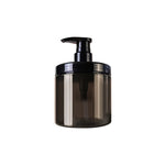 savon liquide flacon noir blanc transparent pompe rechargeable moderne bouteille large ouverture 300ml 500ml
