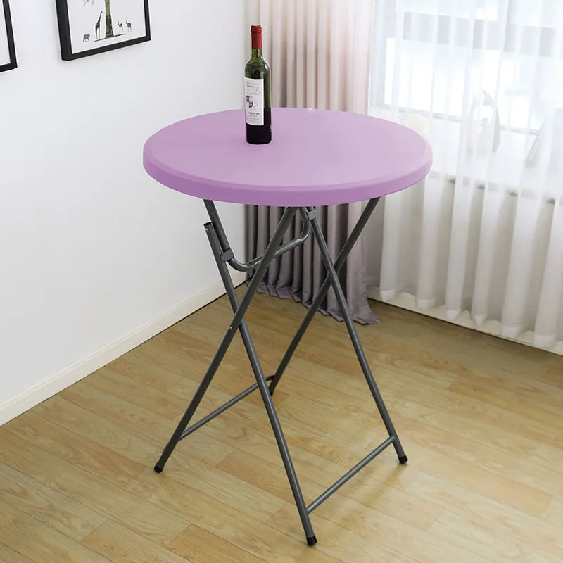 nappe table ronde extensible spandex imperméable banquet mariage fête décoration intérieure extérieure