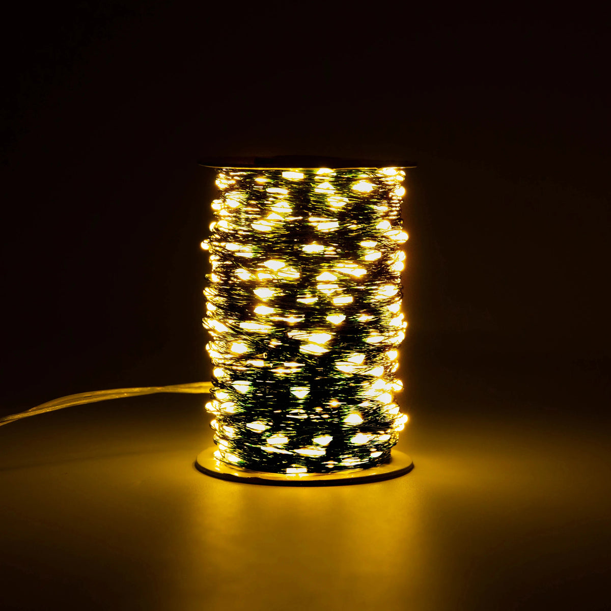 guirlande lumineuse led jaune fil vert modes télécommande décoration extérieure chambre mariage