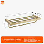 accessoires salle bain moderne porte serviettes doré porte savon porte gobelet porte lotion fixations