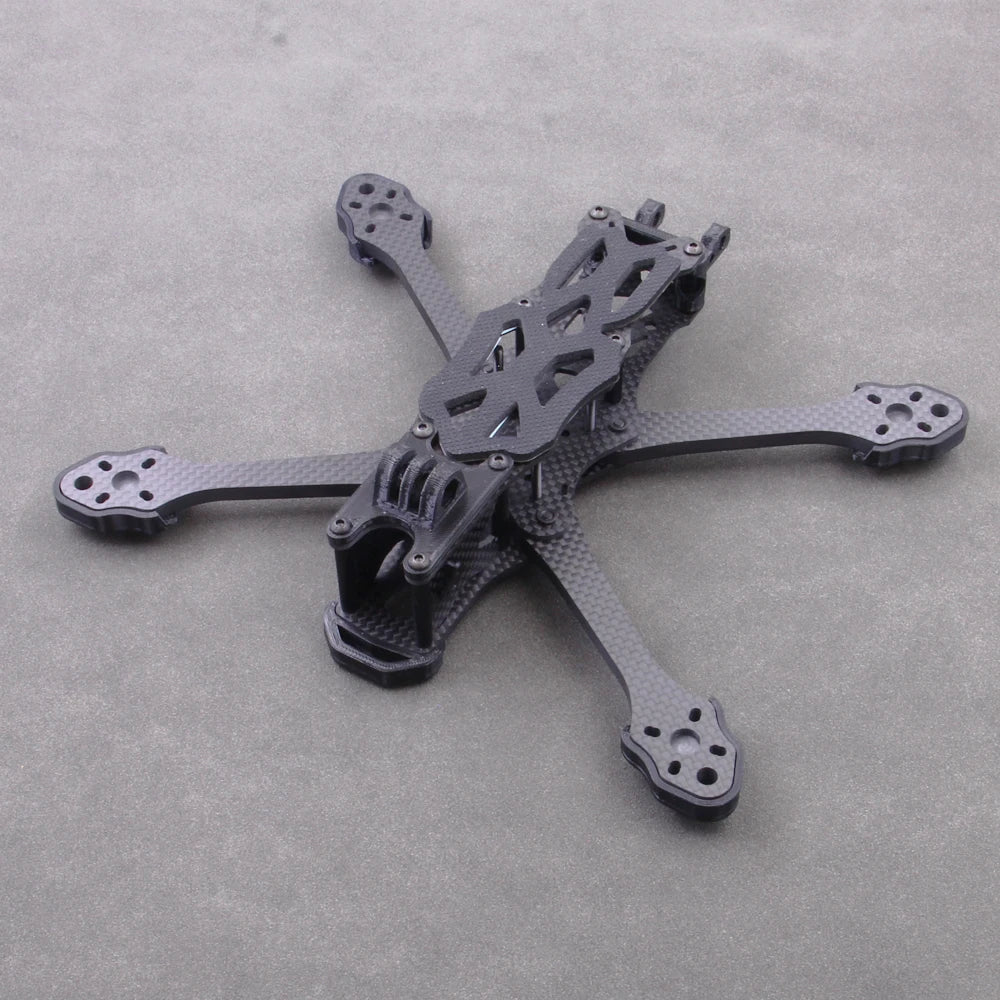 pièces cadre drone fibre carbone gris hélicoptère rc fpv diy moderne technologie
