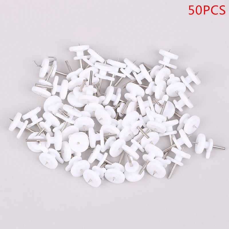 clous tapisser blancs classiques maison bricolage pack 50pcs invisible mural