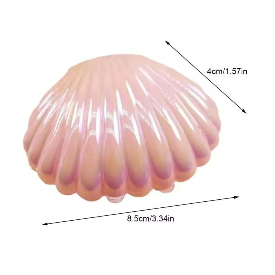 coquillages colorés plastique rose blanc violet rayures verticales modernes boîtes bonbons 10 pièces festives