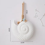 décoration murale bois coquillage bleu marine turquoise blanc spirale opalescente étoile mer coquillage fixations