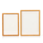 cadre photo bois grain visible moderne minimaliste adhésif fixation 10x10 19.2x14.2 16.6x11.6 21.7x16.7