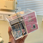 Boîte transparente pour photos et souvenirs