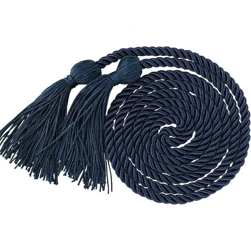 cordon remise diplôme pompon boucle ruban rayé toge graduation