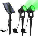 projecteur solaire led ip65 étanche moderne noir mat extérieur jardin