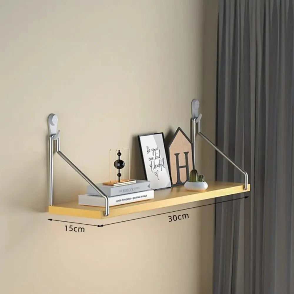étagères murales bois naturel clips magnétiques moderne minimaliste suspension murale sans perçage multifonction chambre
