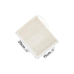 sac filtrant réutilisable nylon blanc cordon lait végétal fromage yaourt cuisine