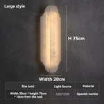 lampe murale moderne marbre blanc éclairage led nouvelle fixée mur postmoderne