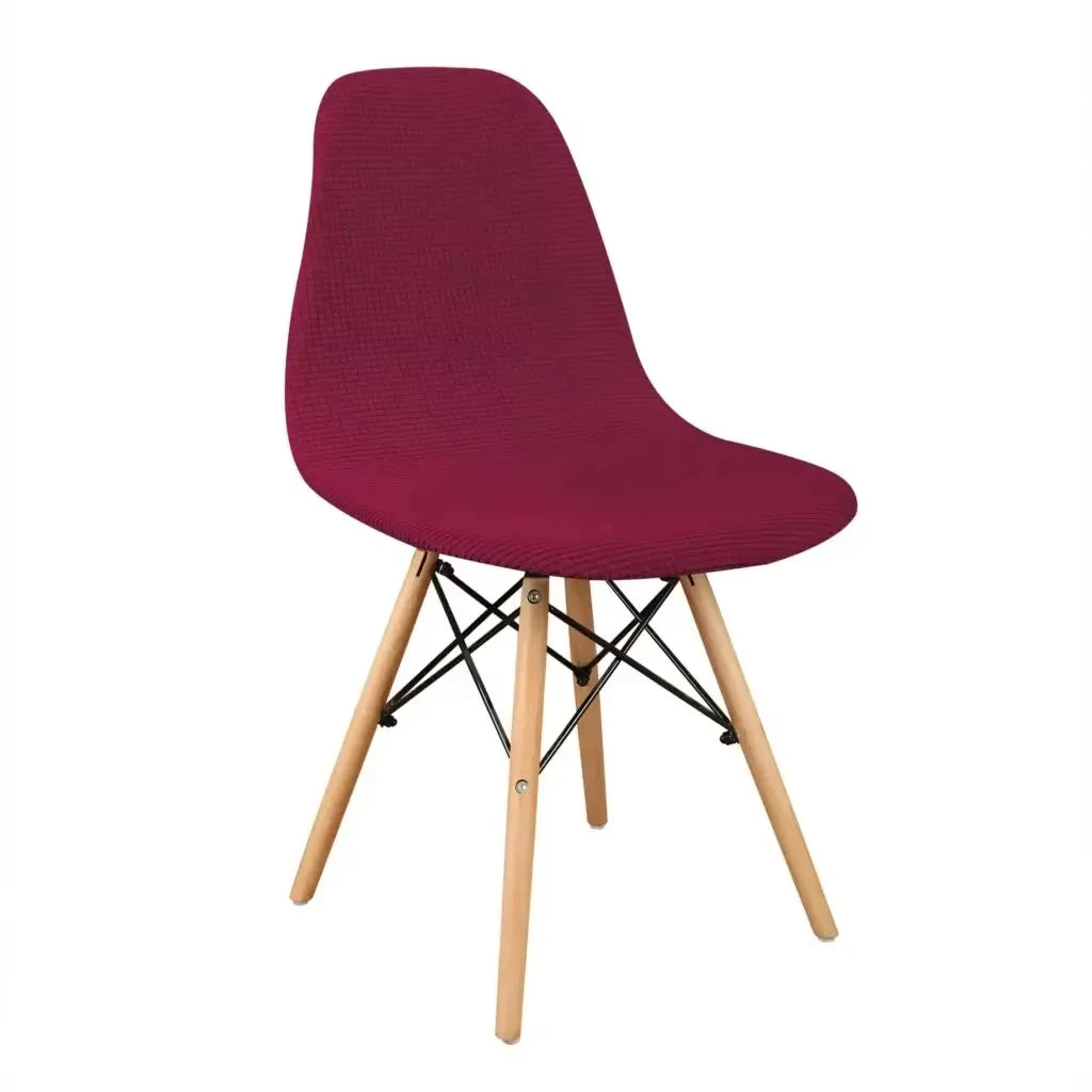 chaise scandinave velours beige moderne mariage banquet houssable réglable pieds bois structure métallique
